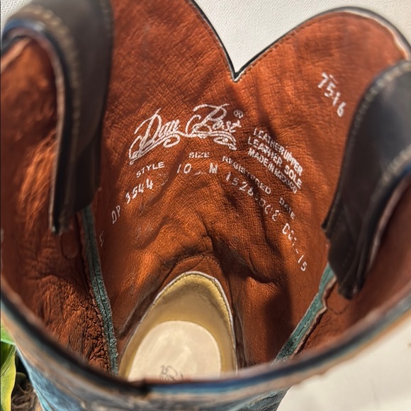 DAN POST Embroidered WESTERN Cowboy Boots!! - Picture 5 of 14